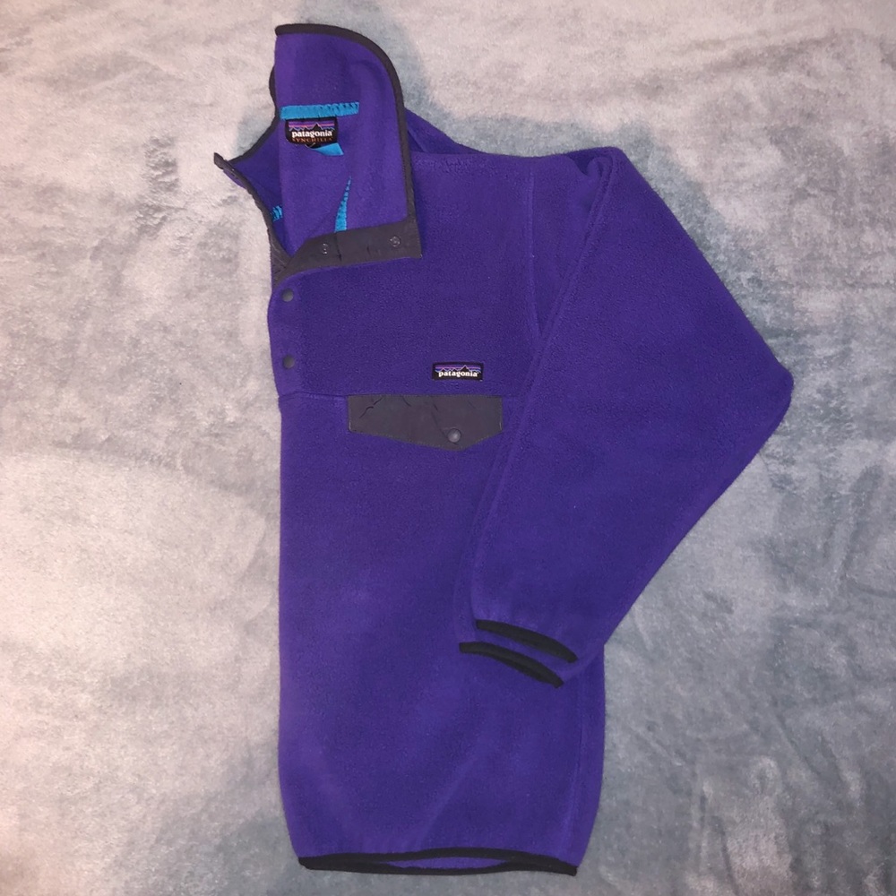 Purple Men’s Patagonia Synchilla Size M